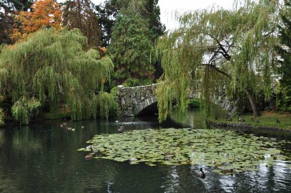 O belo Beacon Hill Park, em Victoria, capital da British Columbia, no oeste do Canadá